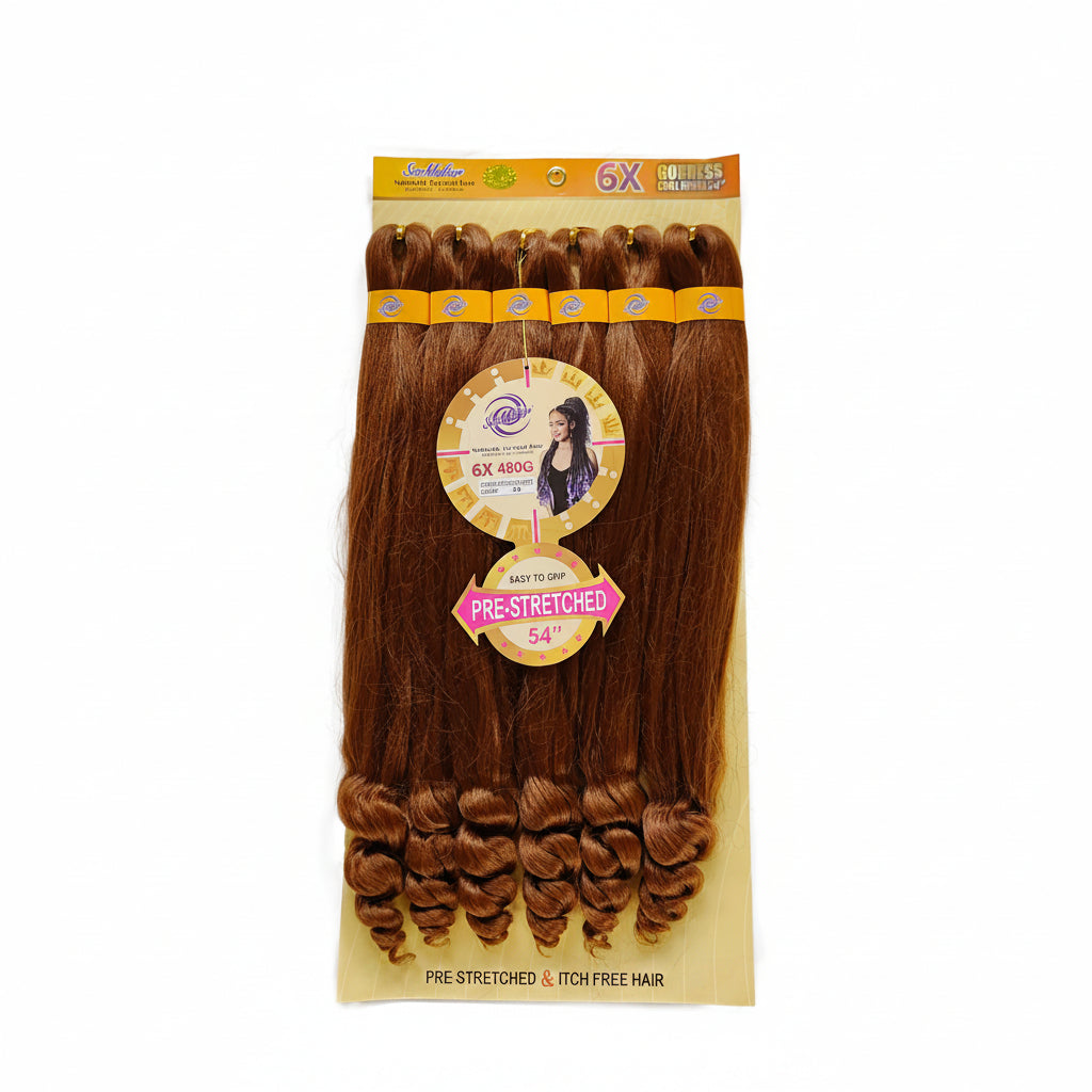 6XCURLY GODDESS BRAID(480G)
