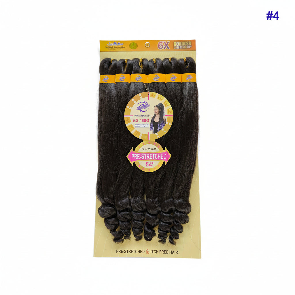 6XCURLY GODDESS BRAID(480G)