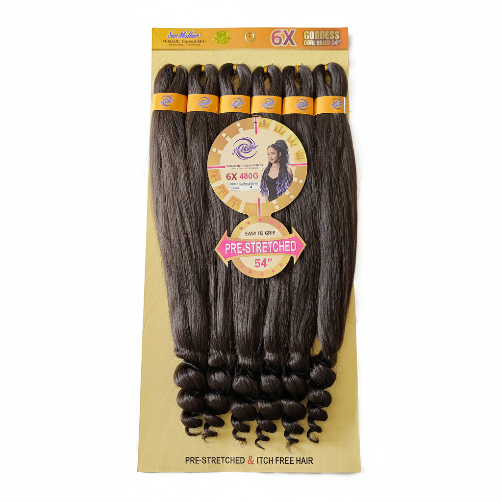 6XCURLY GODDESS BRAID(480G)