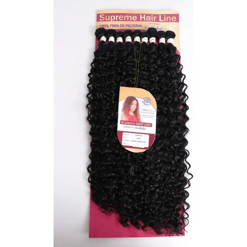 Cabelo Cacheado Bio Proteína Pamela 75cm 330g Ser Mulher
