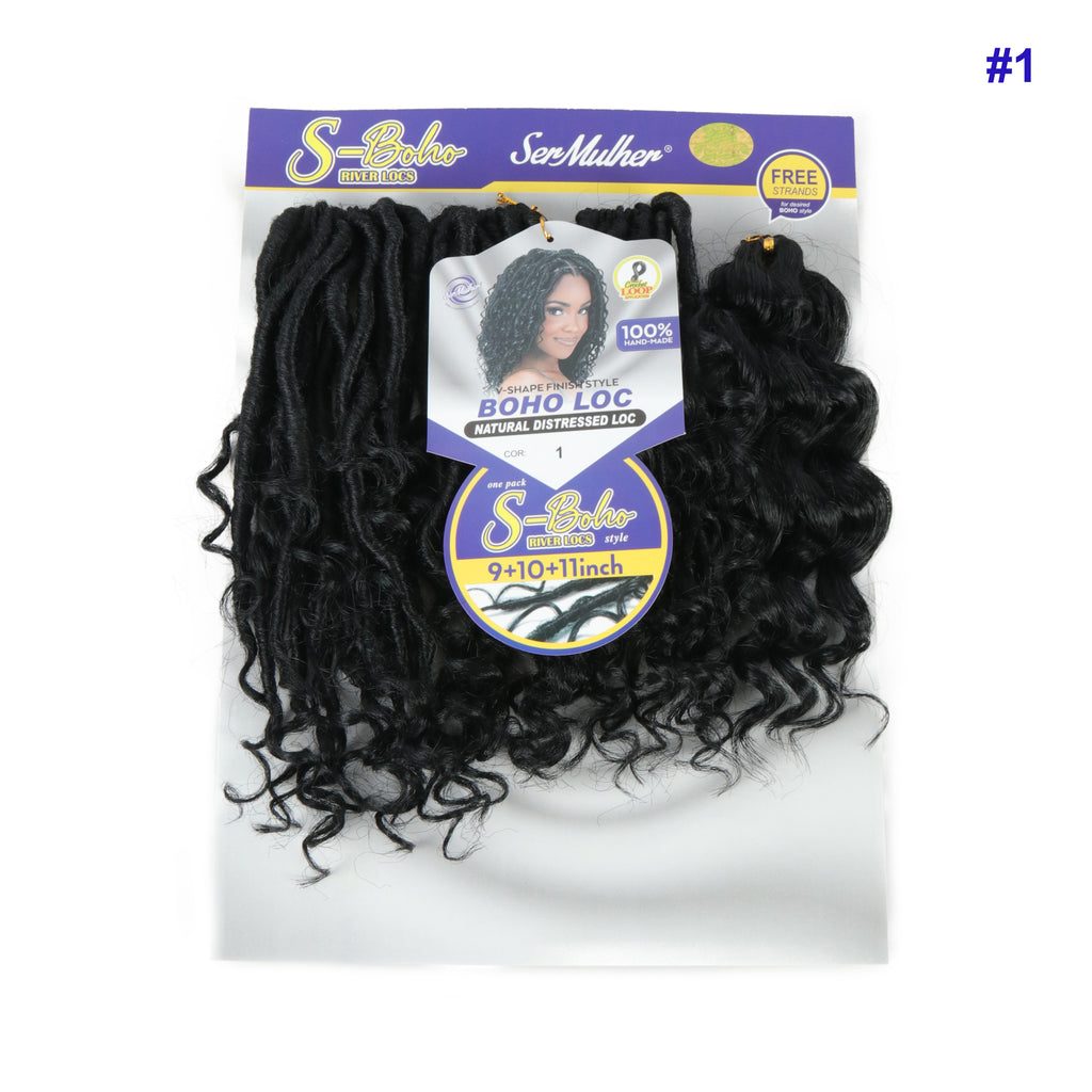 S-boho river locs