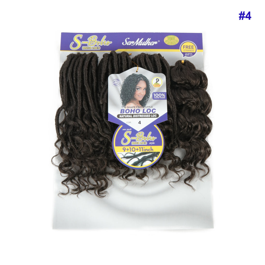 S-boho river locs