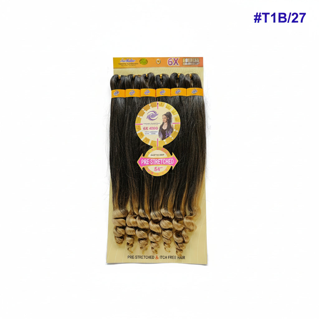 6XCURLY GODDESS BRAID(480G)